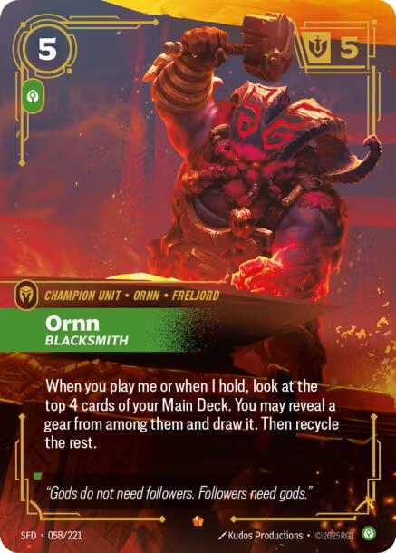 Ornn - Blacksmith [SFD - 058/221]