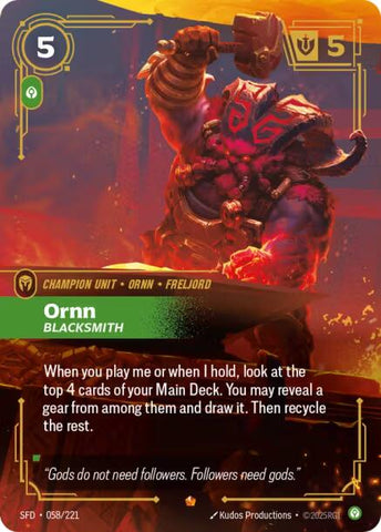 Ornn - Blacksmith [SFD - 058/221]