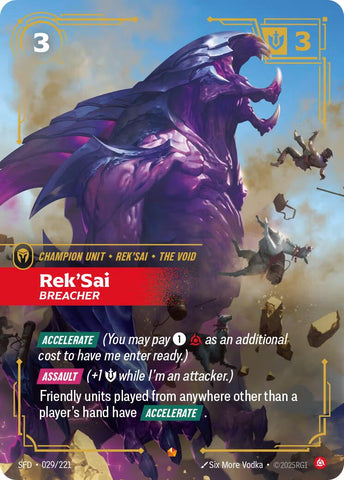 Spiritforged - Rek'Sai, Breacher 029/221