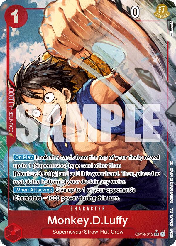 Monkey.D.Luffy - OP14-013 (Alternate Art) - OP14-013