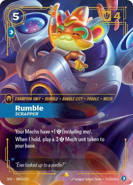Rumble - Scrapper (Alternate Art) [SPF - 089a/221]