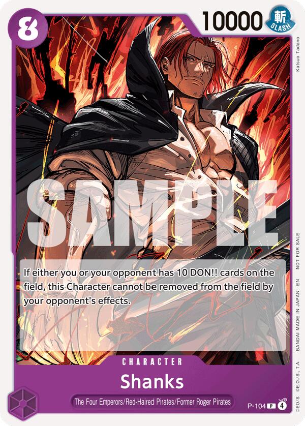 Shanks (Store Tournament 2025 Vol. 4) - P-104 - (One Piece Promotion Cards)