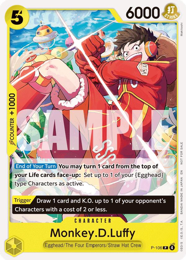 Monkey.D.Luffy (Store Tournament 2025 Vol. 4) - P-106 - (One Piece Promotion Cards)