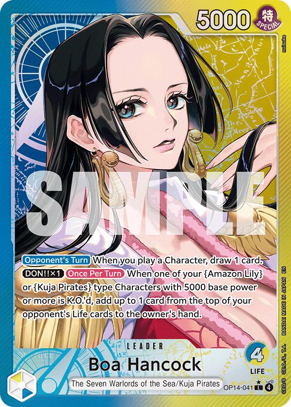 Boa Hancock - OP14-041 (Alternate Art) - OP14-041 - (The Azure Sea's Seven)