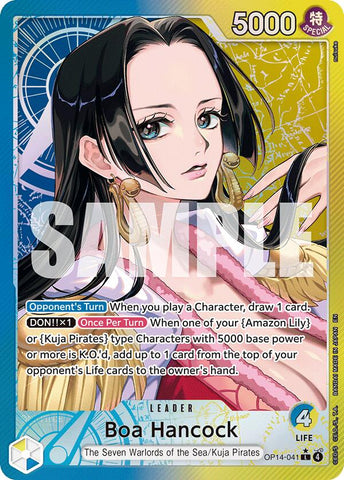 Boa Hancock - OP14-041 (Alternate Art) - OP14-041 - (The Azure Sea's Seven)