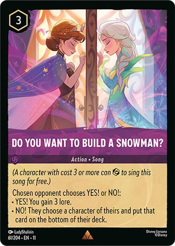 Do You Want To Build A Snowman? - 61/204