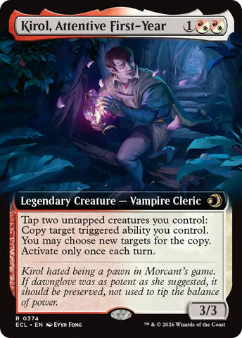 Kirol, Attentive First-Year (Extended Art) - 374 - (Lorwyn Eclipsed)