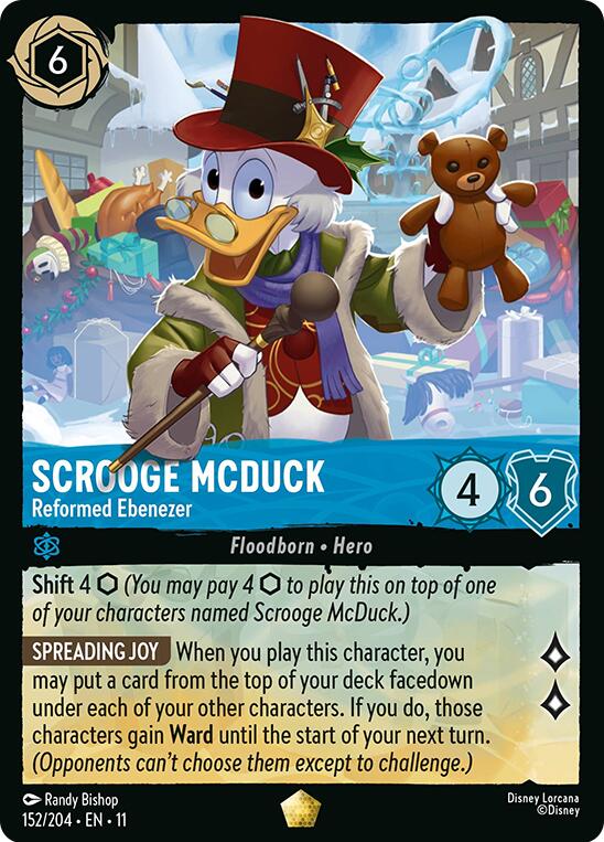 Scrooge McDuck - Reformed Ebenezer - 152/204 - (Winterspell)