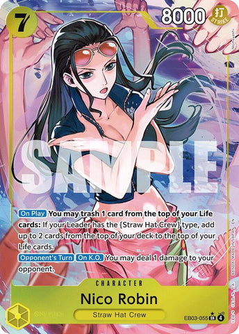 Nico Robin (055) (Alternate Art) - EB03-055