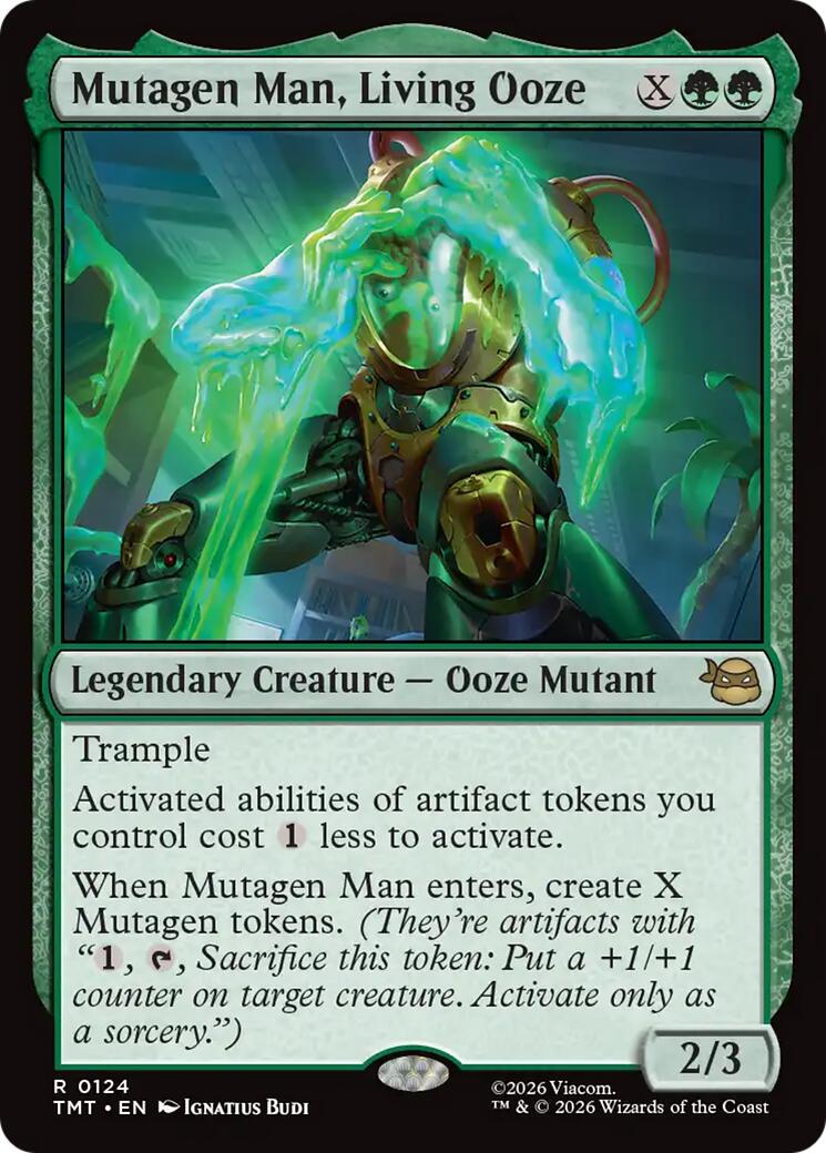 Mutagen Man, Living Ooze - 124 - (Teenage Mutant Ninja Turtles)