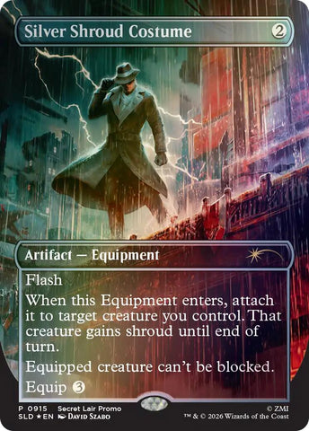Silver Shroud Costume - 915 - (Secret Lair Drop Series)