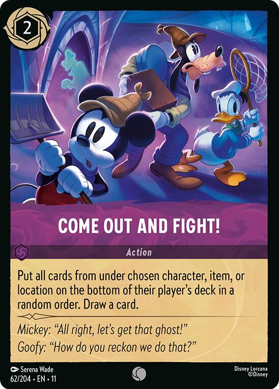Come Out and Fight! - 62/204