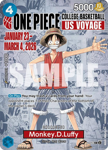 Monkey.D.Luffy (055) (College Basketball US Voyage) - P-055