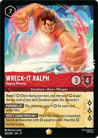 Wreck-It Ralph - Raging Wrecker - 103/204
