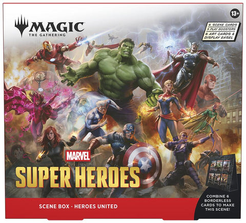 Magic: The Gathering - Marvel Super Heroes Scene Box - Heroes United