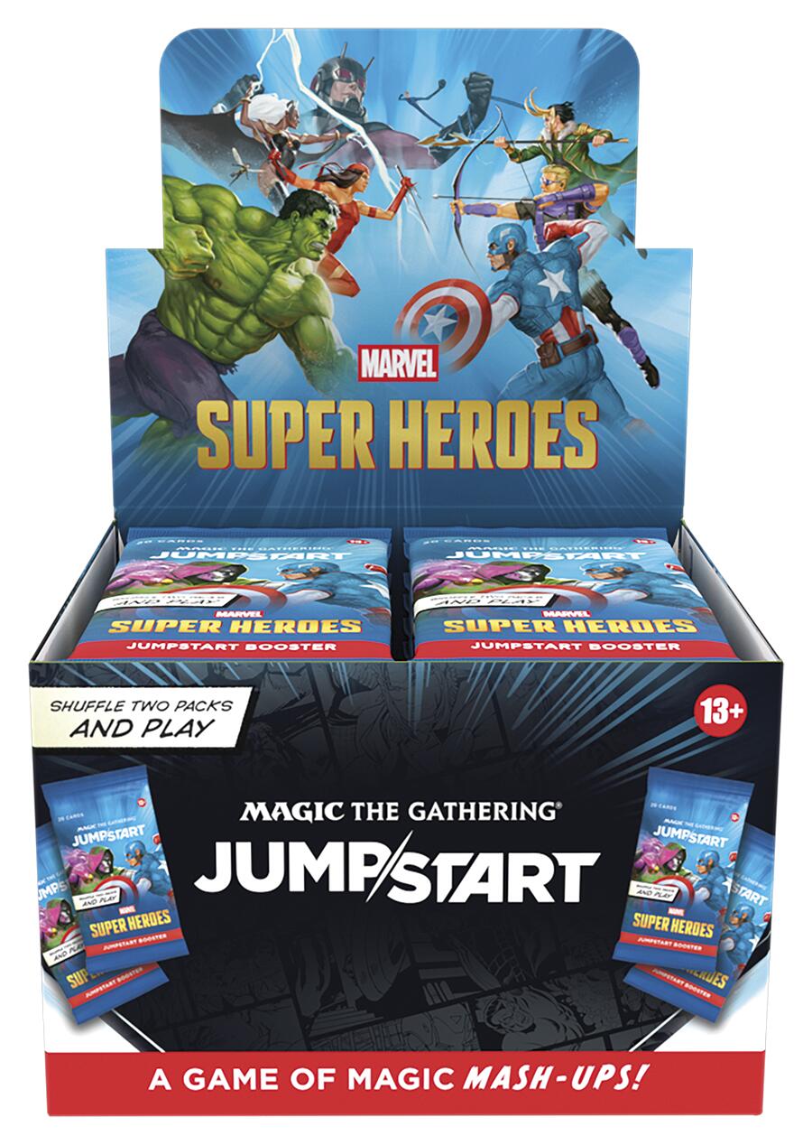 Magic: The Gathering - Marvel Super Heroes - Jumpstart Booster Display