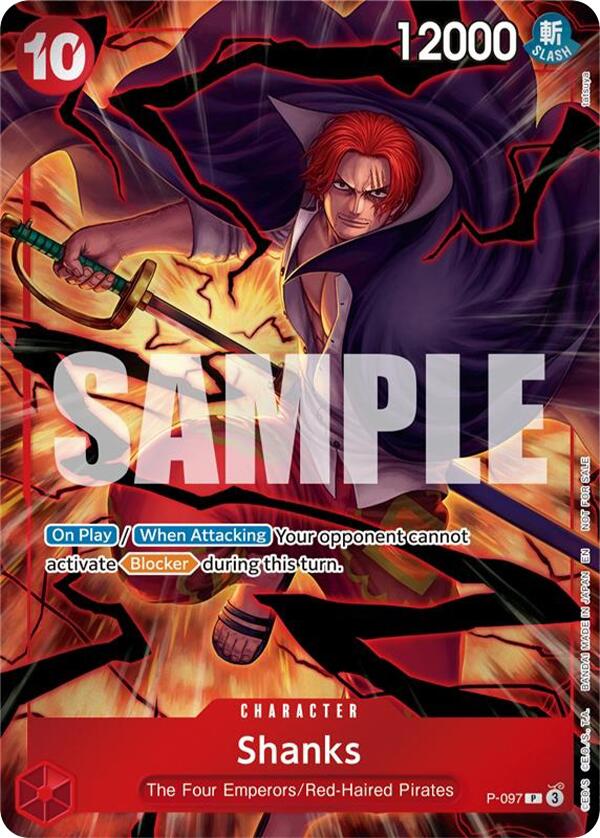 Shanks (Event Pack Vol. 8) - P-097 - (One Piece Promotion Cards)