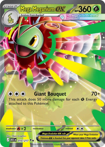 Mega Meganium ex - 010/217 - 010/217 - (ME: Ascended Heroes)