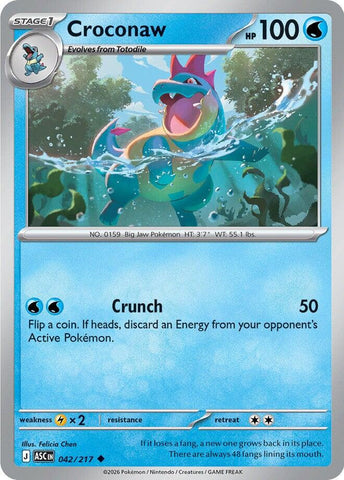 Croconaw - 042/217 - (ME: Ascended Heroes)