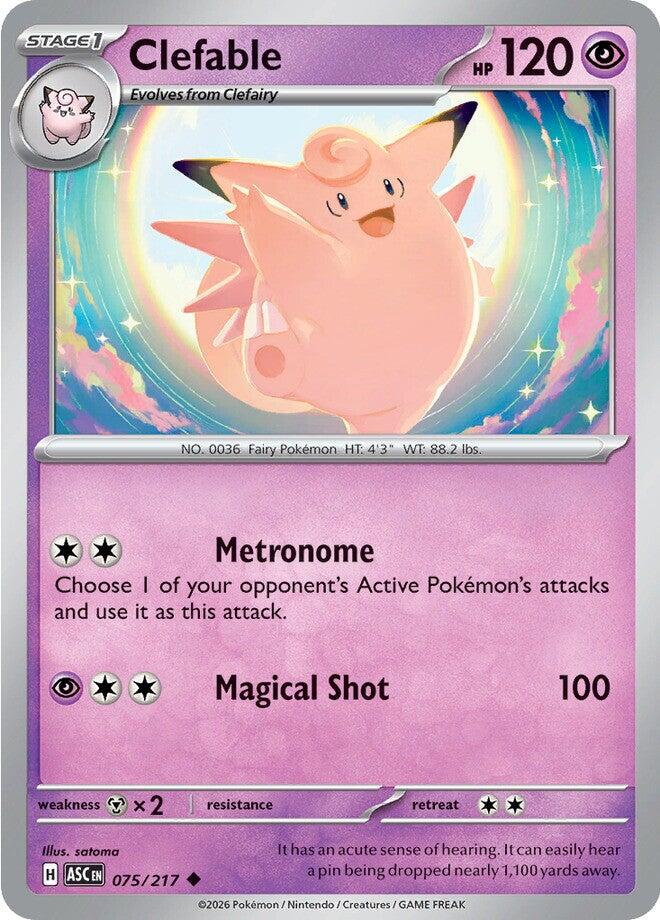 Clefable - 075/217 - (ME: Ascended Heroes)
