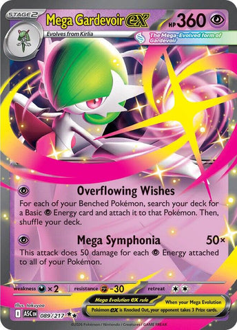 Mega Gardevoir ex - 089/217 - (ME: Ascended Heroes)