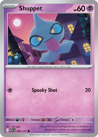 Shuppet - 090/217 - (ME: Ascended Heroes)