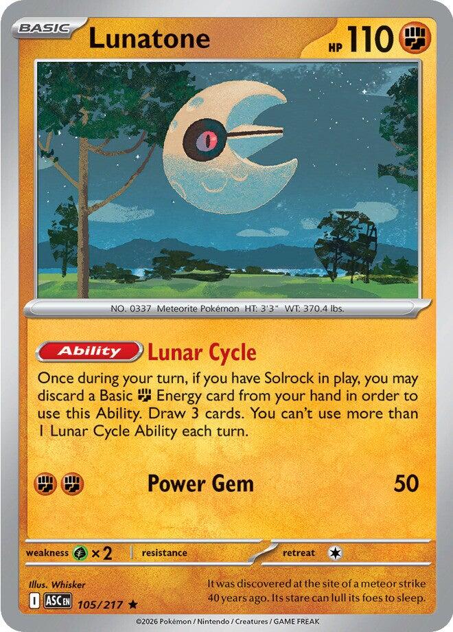 Lunatone - 105/217 - (ME: Ascended Heroes)