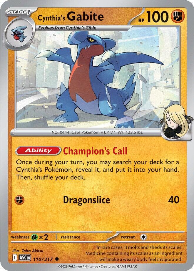 Cynthia's Gabite - 110/217