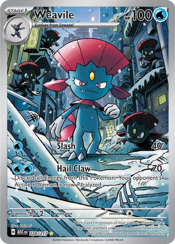 Weavile - 228/217 - 228/217 - (ME: Ascended Heroes)
