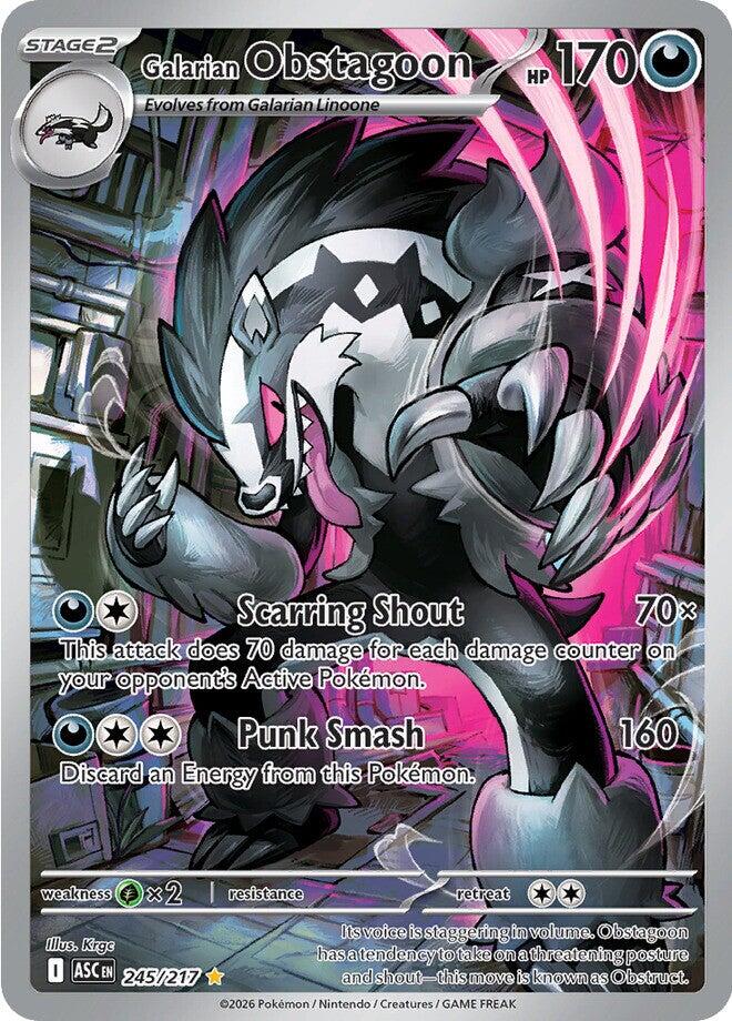 Galarian Obstagoon - 245/217 - (ME: Ascended Heroes)