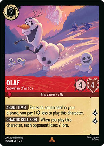 Olaf - Snowman of Action - 122/204