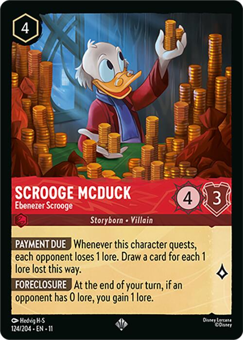 Scrooge McDuck - Ebenezer Scrooge - 124/204