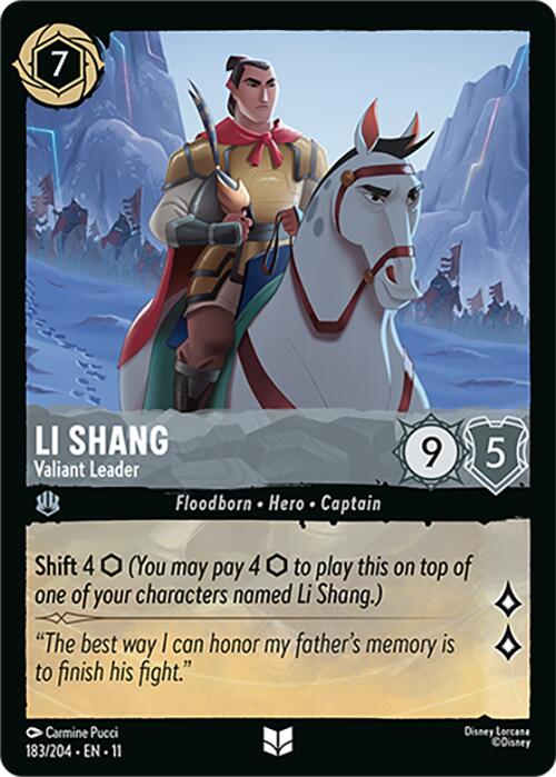 Li Shang - Valiant Leader - 183/204