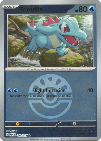 Totodile (Friend Ball) - 041/217 - (ME: Ascended Heroes)