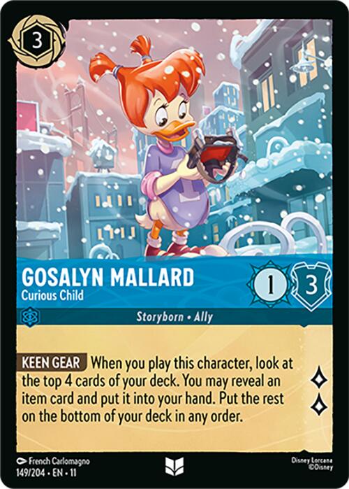 Gosalyn Mallard - Curious Child - 149/204