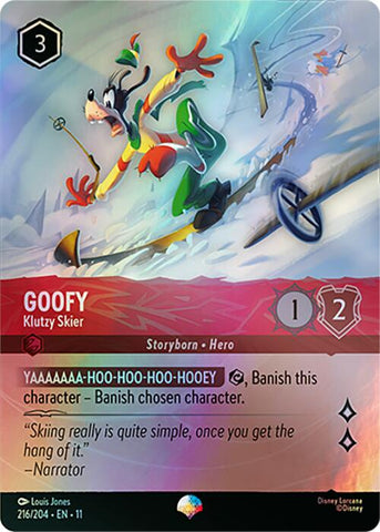 Goofy - Klutzy Skier (Epic) - 216/204 - (Winterspell)