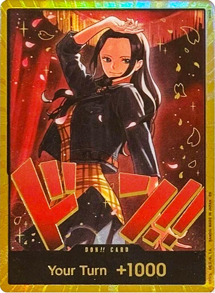 DON!! Card (Nico Robin) (Gold) - - (Extra Booster: One Piece Heroines Edition)