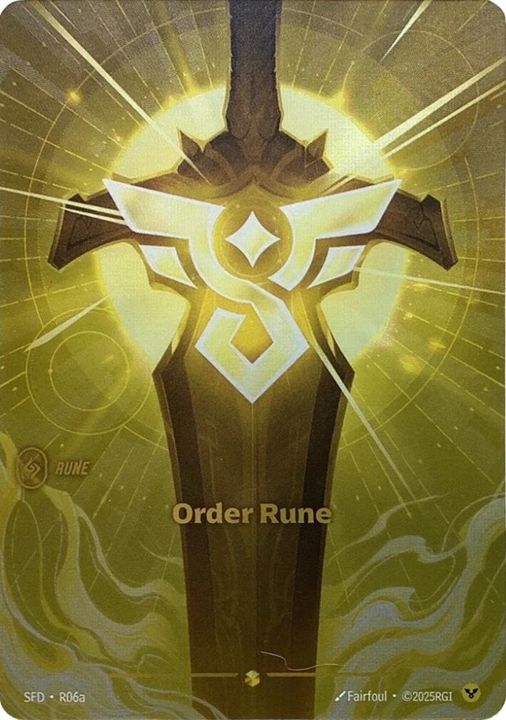 Spiritforged - Order Rune (R06a) R06a