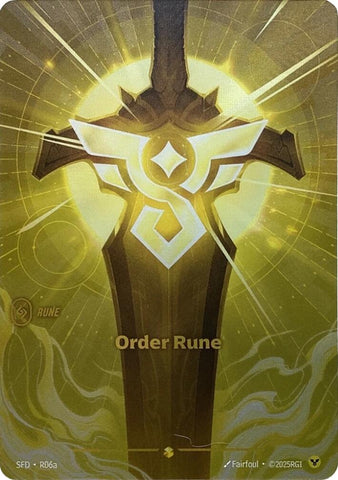 Spiritforged - Order Rune (R06a) R06a