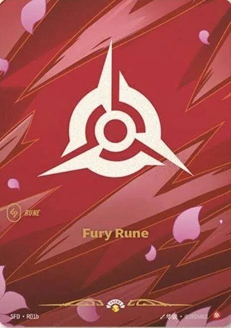 Spiritforged - Fury Rune (R01b) R01b
