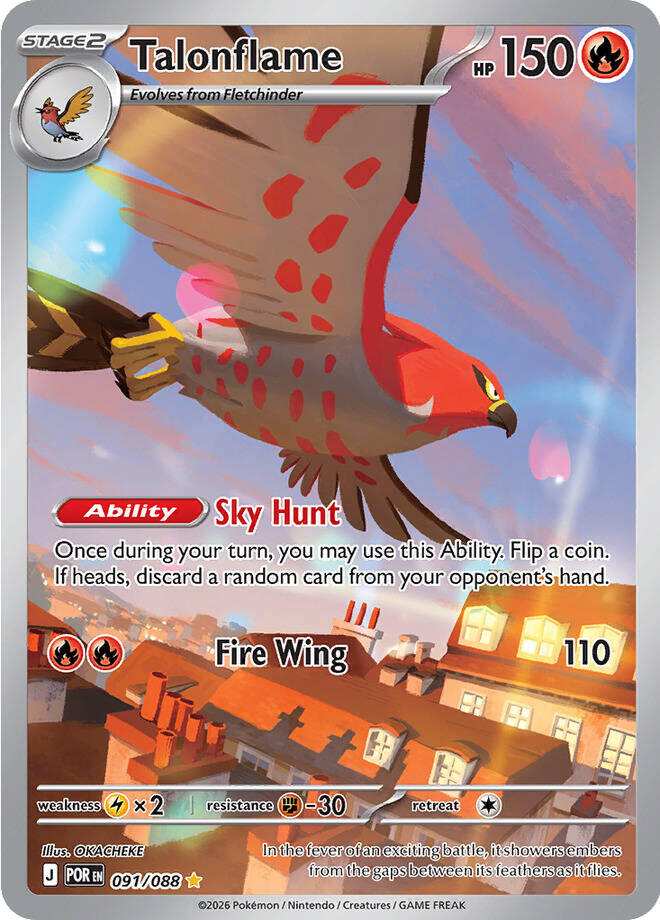 Talonflame - 091/088 - 091/088 - (ME03: Perfect Order)