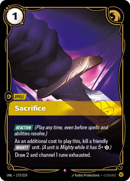 Unleashed - Sacrifice 173/219