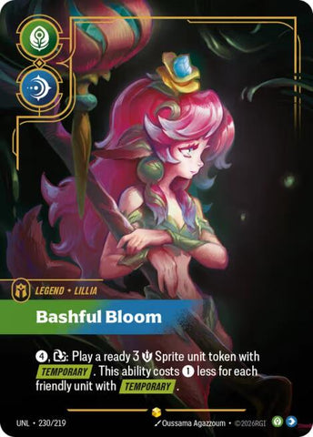 Unleashed - Lillia, Bashful Bloom (Overnumbered) 230/219