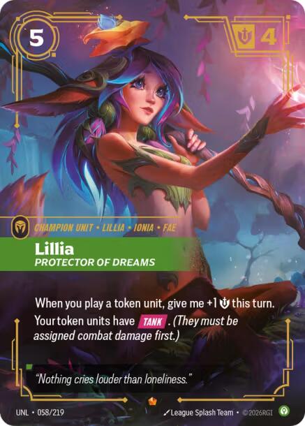 Unleashed - Lillia - Protector of Dreams 058/219