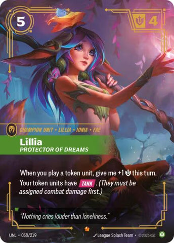 Unleashed - Lillia - Protector of Dreams 058/219