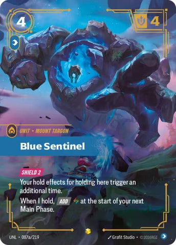 Unleashed - Blue Sentinel (Alternate Art) 087a/219