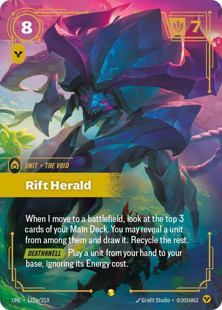 Unleashed - Rift Herald (Alternate Art) 179a/219