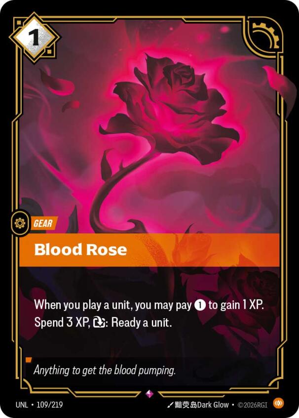 Unleashed - Blood Rose 109/219