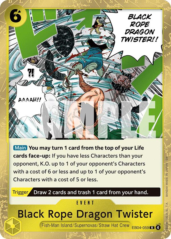 Black Rope Dragon Twister - EB04-059
