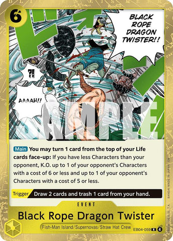 Black Rope Dragon Twister - EB04-059